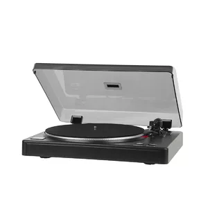 Krüger&Matz TT-501 Belt-Drive Turntable, Black