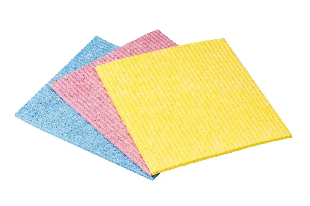 VILEDA rectangular cellulose-cotton sponge, 3 pcs Photo 2