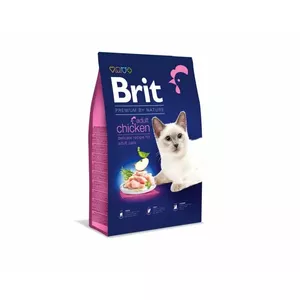 Сухой корм для взрослых кошек Brit Premium с курицей 1,5 кг