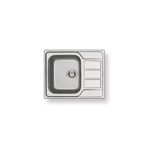 Flush-mounted sink PYRAMIS 100187701 Rectangular Stainless steel 500x620x180 mm