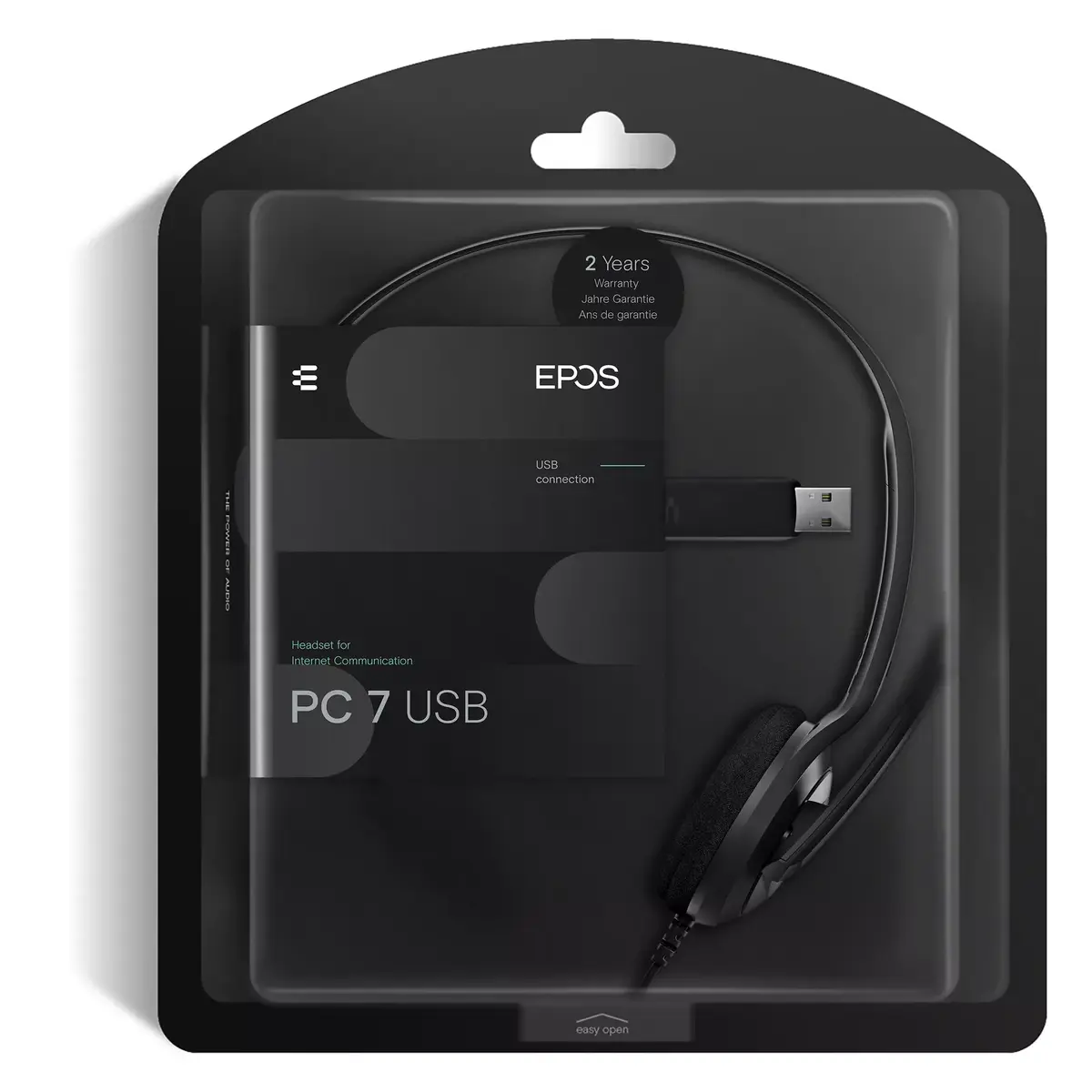 Austiņas Sennheiser PC 7 USB Photo 8