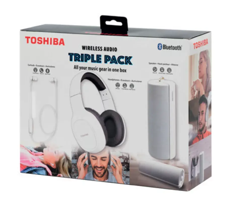 Наушники Toshiba Wireless Audio Triple Pack HSP-3P19 Photo 4