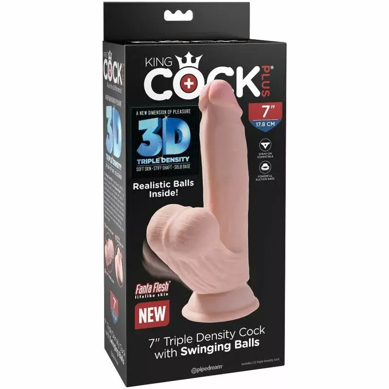Дилдо KING COCK PLUS 3D DILDO Photo 7