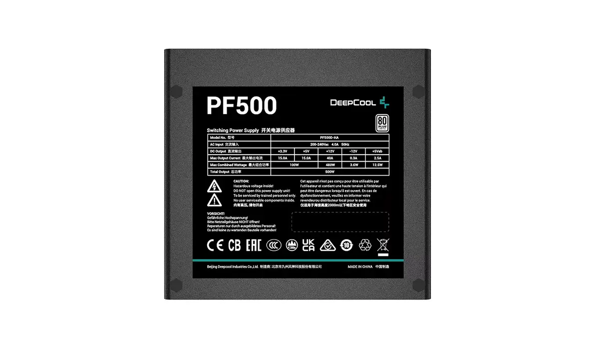 DeepCool PF500 500 Вт ATX блок питания Photo 3