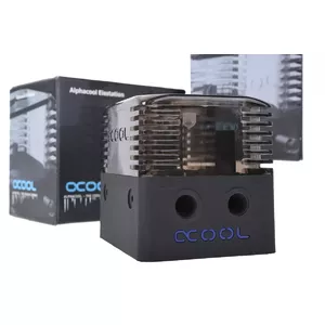 Насос с резервуаром Alphacool 13296 — нейлон/PMMA, объём 0.25 л, 82×102×89 мм