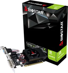 Видеокарта BIOSTAR GeForce GT 730 VN7313THX1 — 2 ГБ GDDR3, 128‑бит, PCIe 2.0, 700 МГц