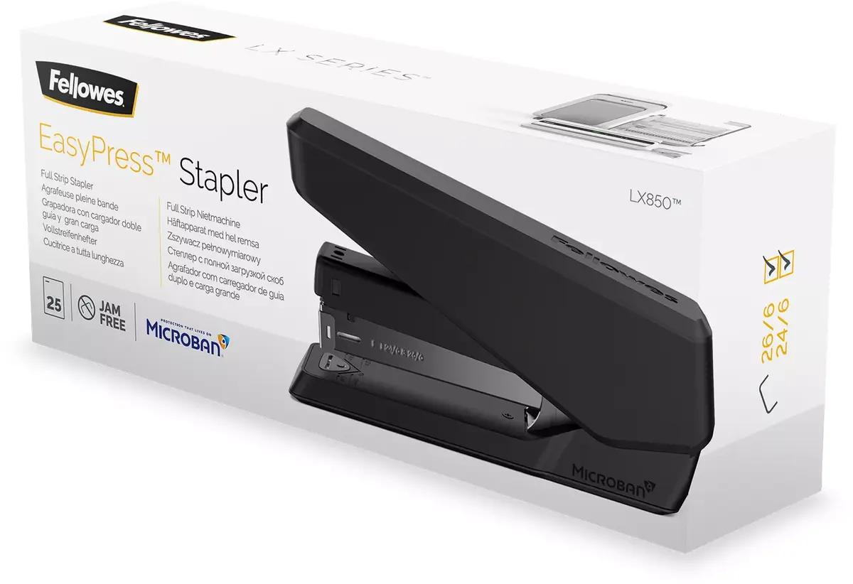 Степлер Fellowes LX850 — 25 листов, настольный Photo 20
