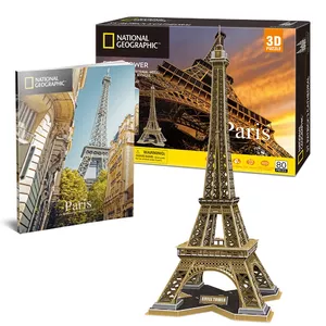 3D Puzzle CubicFun Eiffel Tower 80 pcs Buildings 306-DS0998