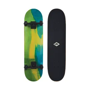 Skateboard Schildkröt Bigflip 31 (classic) — Maple wood deck, 790 × 200 mm, 54 mm wheels, multicolour