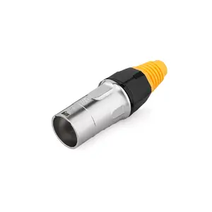 Alcasa S6 IC06-R001 RJ45 Разъем Мужской/Мужской Металлический Желтый