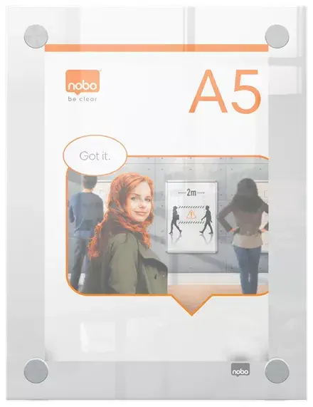 NOBO Premium Plus A5 acrylic whiteboard Photo 2