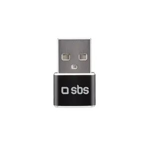 Cable gender changer SBS TEADAPTUSBTC USB Type-A to USB Type-C Black