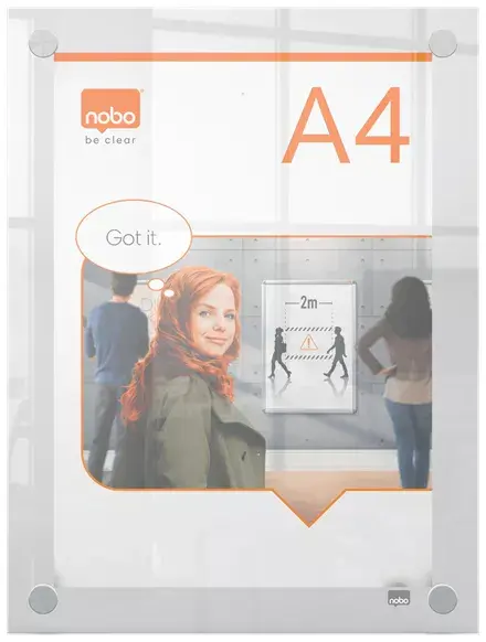 Nobo Premium Plus A4 Acrylic Whiteboard Photo 4