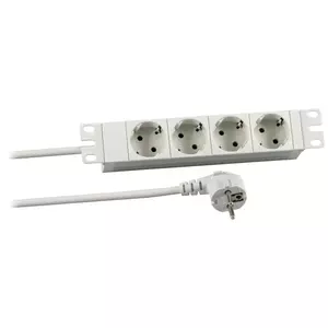 Удлинитель EFB Elektronik ESP.72K 2м 4 AC розетки Внутренний Серый