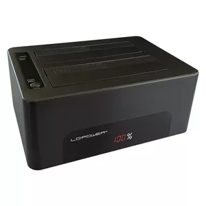 LC-Power LC-DOCK-U3-V storage drive docking station USB 3.2 Gen 1 (3.1 Gen 1) Type-B Black