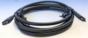 USB-C to USB-C Cable Kit by elo touch solutions, model E969524, 2 ft length