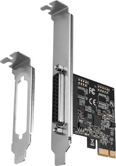 Iekšējais paralēlais adapteris Axagon PCEA-P1N PCIe