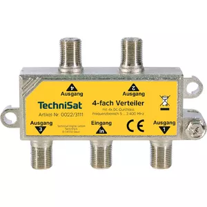 Cable splitter TechniSat 0022/3111 75 Ω 5 - 2400 MHz