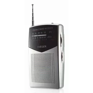 Portable Radio Haeger PR-BIB.006A Analog Tuner AM FM