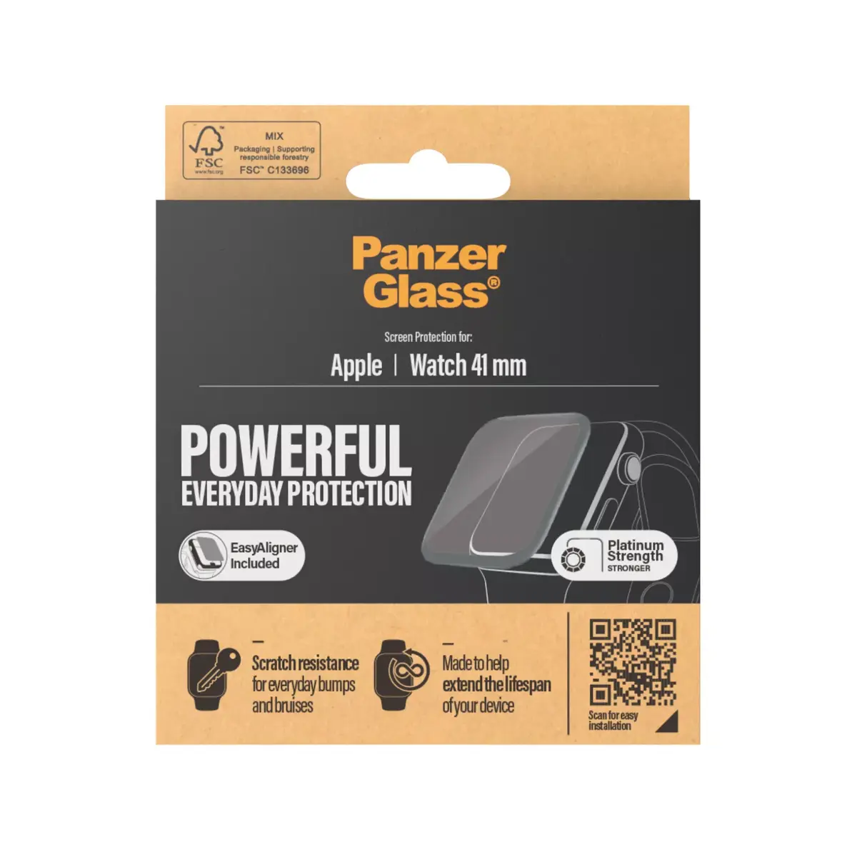 Aizsargstikls PanzerGlass Apple Watch Series 8 7 41mm Photo 3