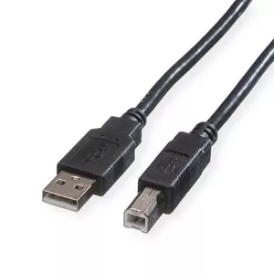USB cable ROLINE GREEN 11.44.8808-50 USB 2.0 0.8 m USB A USB B Black