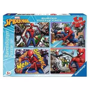 Ravensburger puzle Spiderman 100 gab., komiksu motīvs, 5+