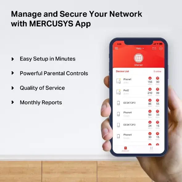 Система Mesh Mercusys AC1900 Whole Home Wi-Fi Photo 9