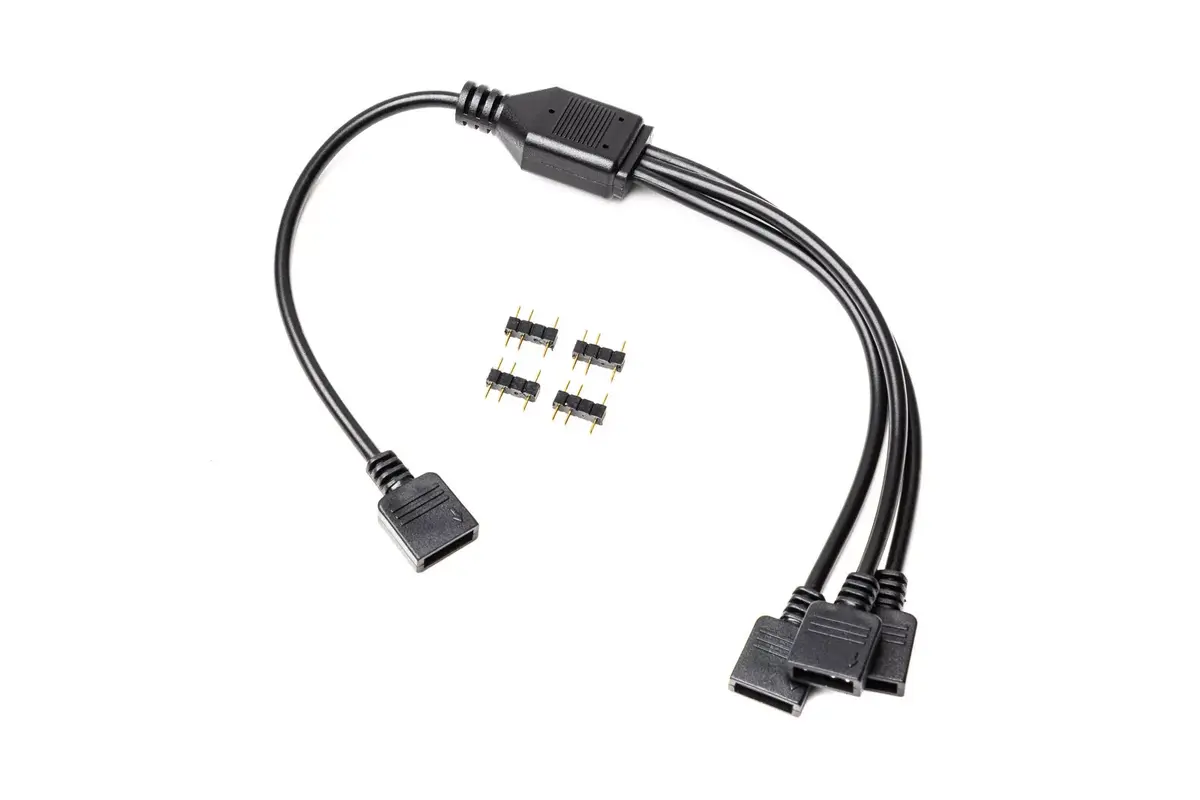 RGB сплиттер кабель EK Water Blocks Loop D-RGB 3-Way Splitter Cable Photo 3