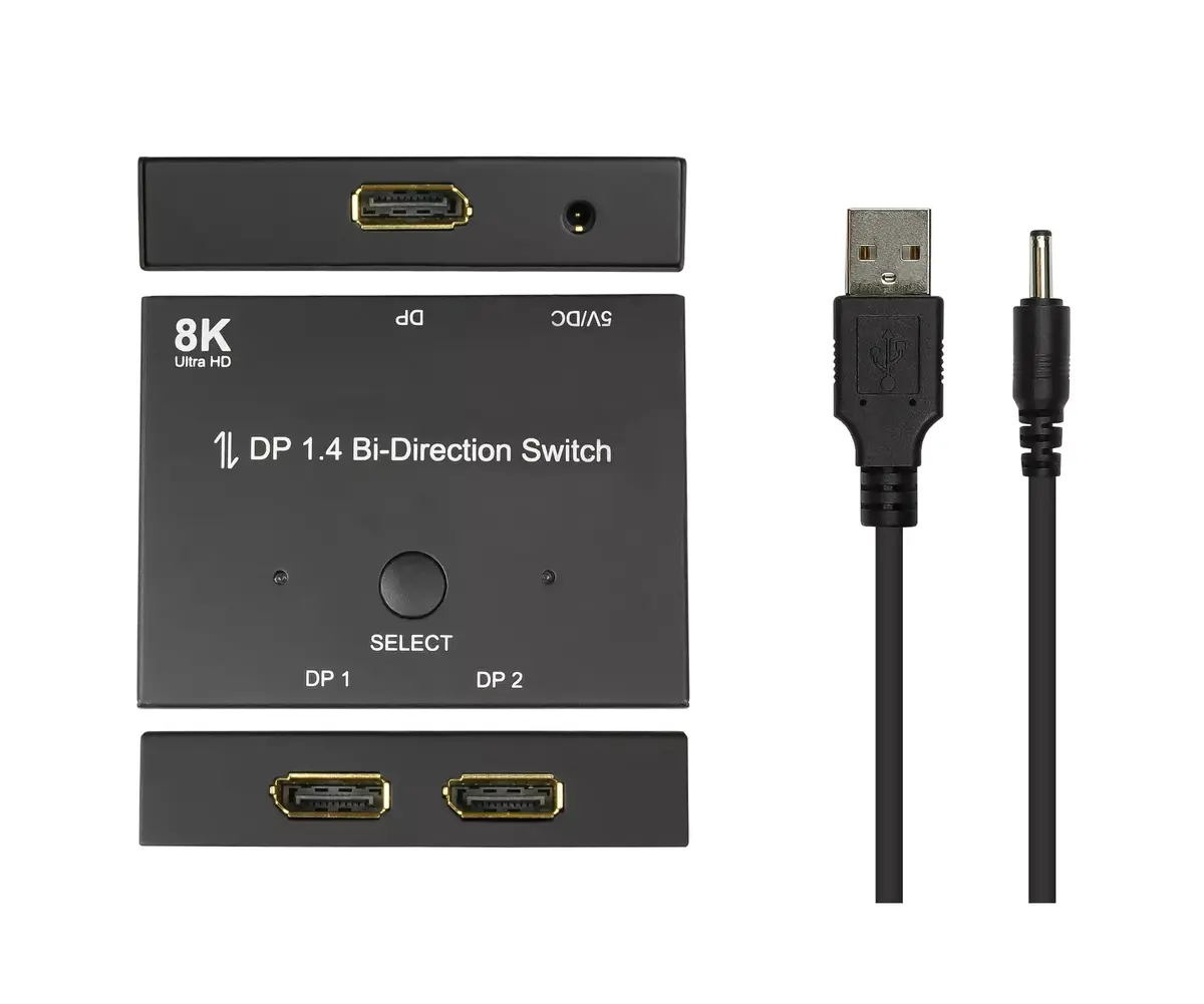 DisplayPort Slēdži Alcasa GC-M0262 Photo 4