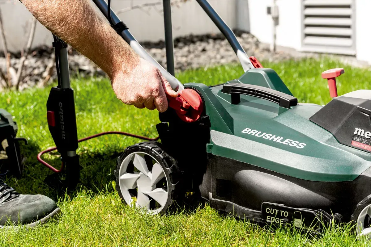 Газонокосилка Metabo RM 36-18 LTX BL 36 Photo 8
