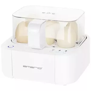Яйцеварка Emerio EB-115560.12 — на 6 яиц, белый корпус, индикатор работы, вес 1,01 кг