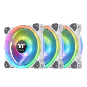 Вентилятор Thermaltake Riing Trio 12 RGB Радиаторный Вентилятор Белый 12 см 1500 об/мин