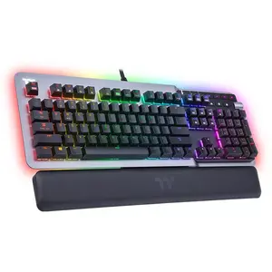 Клавиатура Thermaltake Argent K5 RGB Игровая USB QWERTY Английская Титан