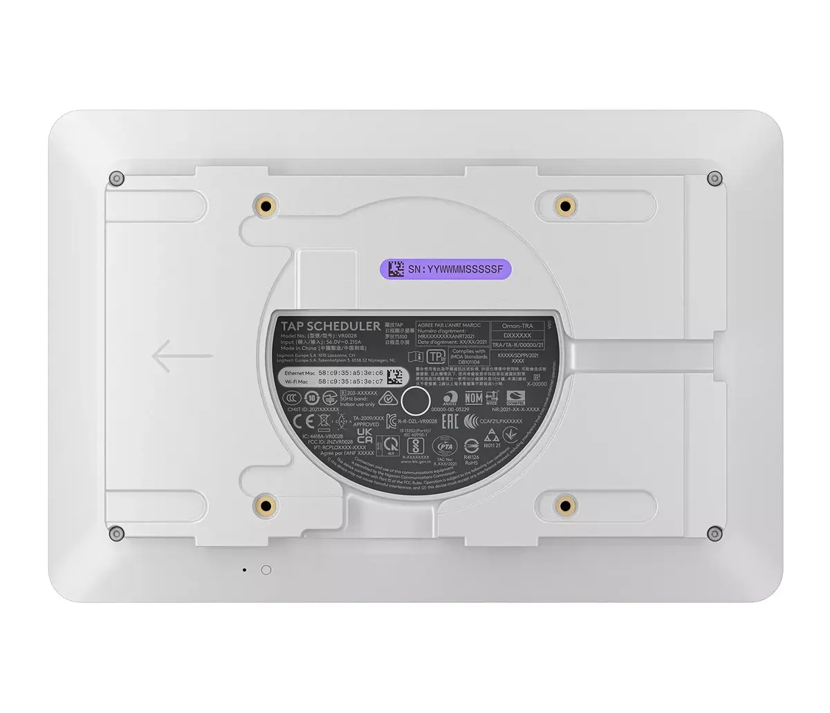 Logitech Tap Scheduler Balts Photo 2