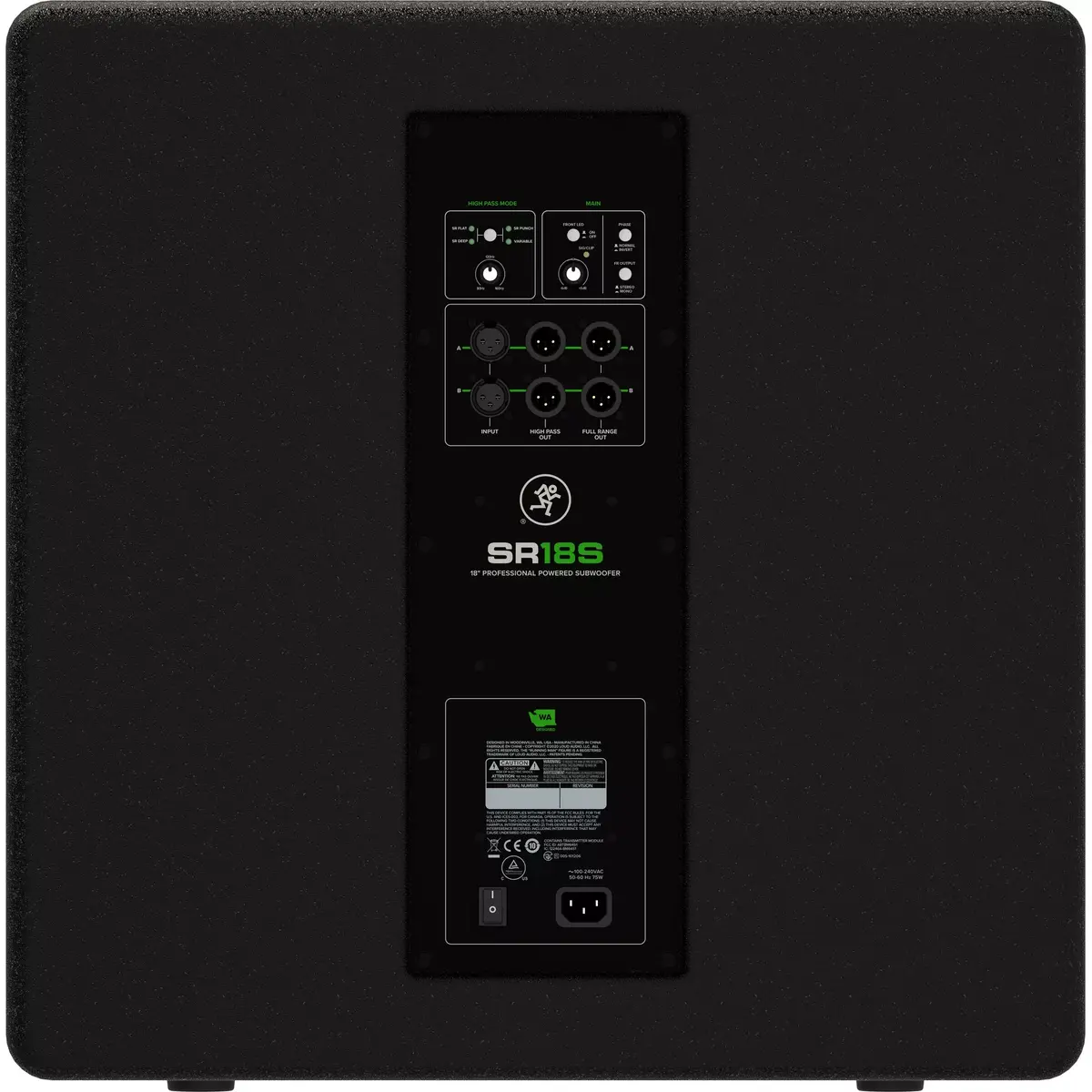 Активный сабвуфер Mackie SR18S 1600 Вт Photo 3