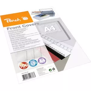 Binding cover Peach 510013 A4 Transparent 100 pcs 0.18 mm