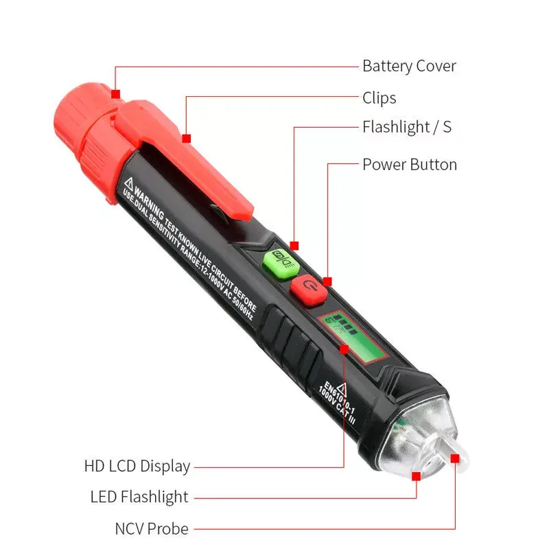 Детектор линейного напряжения Habotest HT100P Photo 3