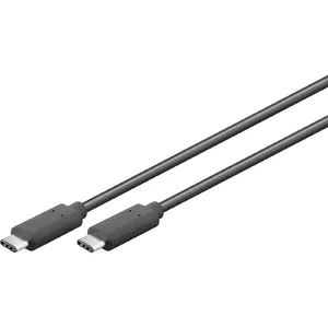 Goobay USB 3.1 Gen 1 0.5 m USB Cable USB C Black