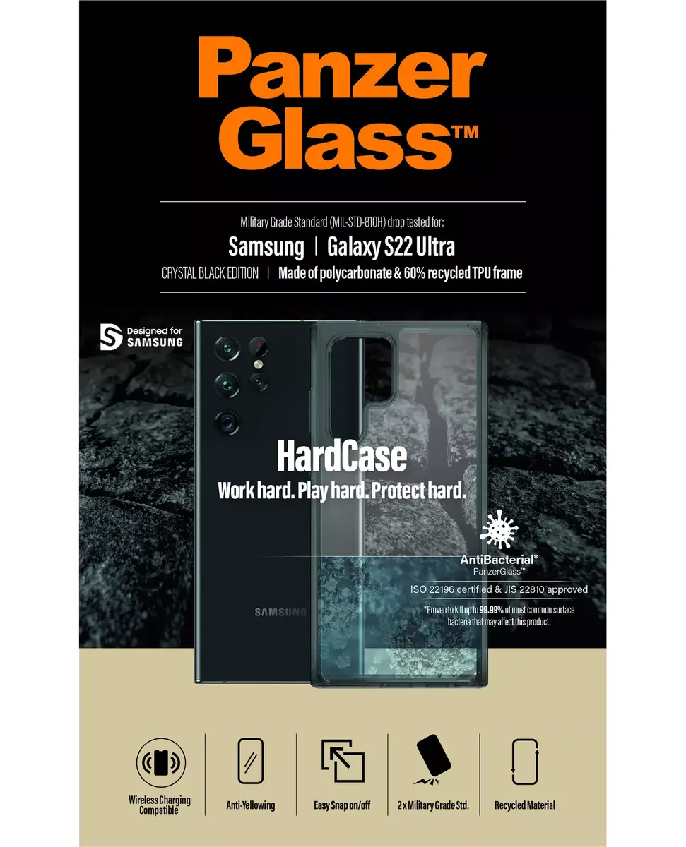HardCase vāciņš PanzerGlass Samsung Galaxy S22 Ultra Photo 9