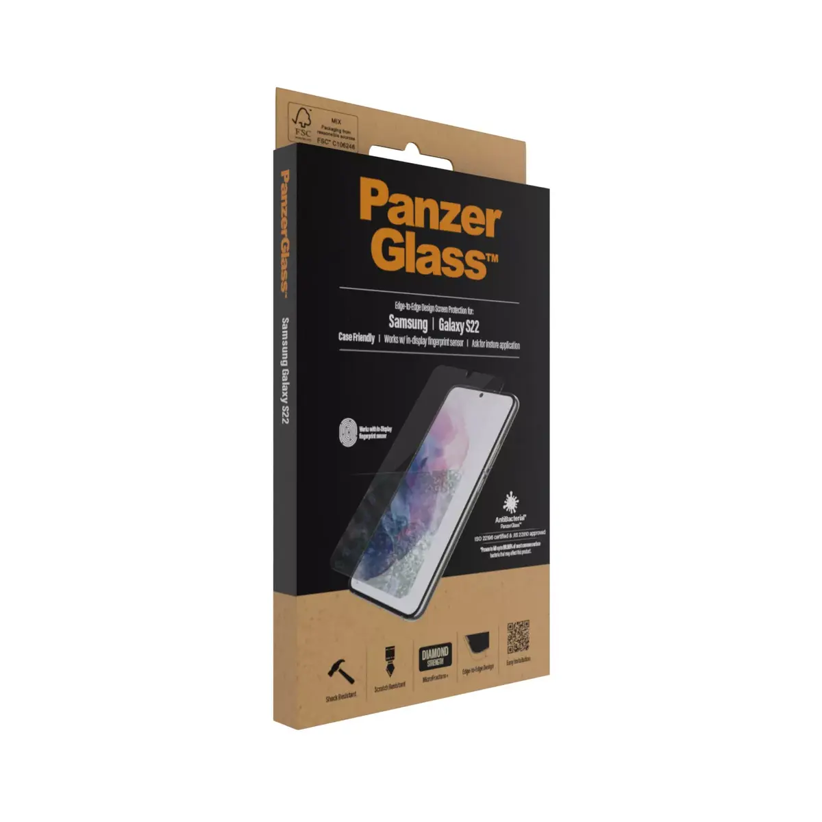 PanzerGlass ® UltraForce1 Samsung Galaxy S22 | Aizsargstikls Photo 4