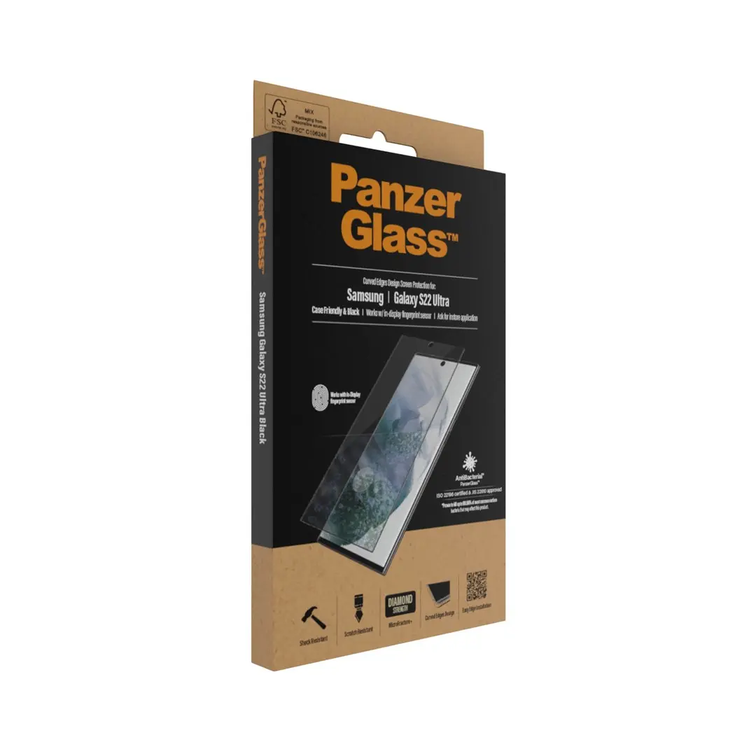 PanzerGlass ® UltraForce1 защитное стекло для Samsung Galaxy S22 Ultra Photo 13