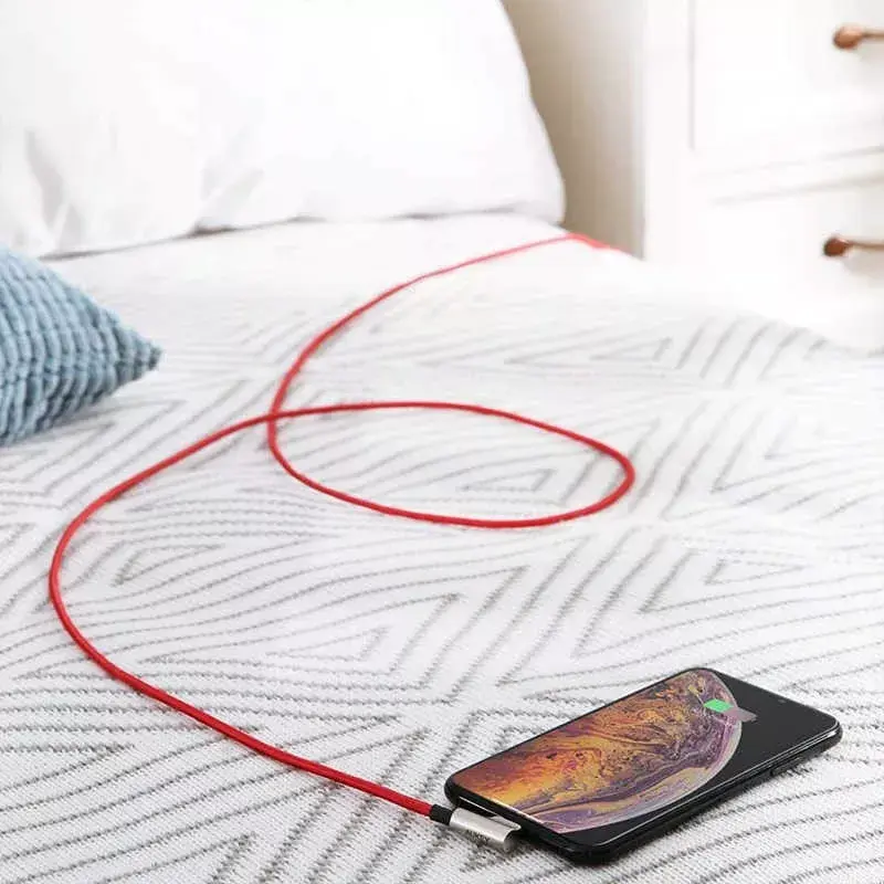 USB–Lightning Cable Aukey CB-AL01 Red Photo 3