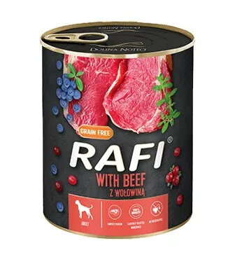 Mitrs suņu barība Dolina Noteci Rafi
