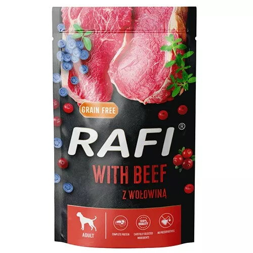 Mitrs suņu barības dolina noteci Rafi