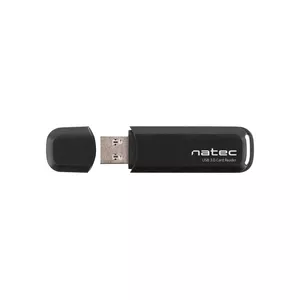 NATEC Scarab 2 karšu lasītājs USB 3.2 Gen 1 (3.1 Gen 1) Type-A Melns