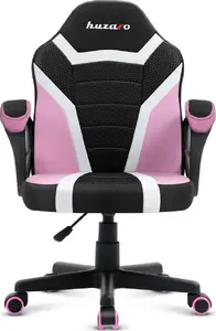 Gaming Chair huzaro Ranger 1.0 Pink Mesh — ergonomic gaming seat with adjustable armrests