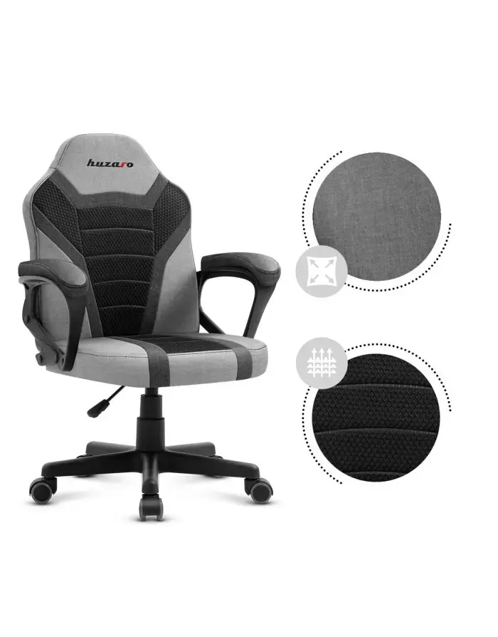 Кресло для ПК huzaro Ranger 1.0 Grey Mesh Photo 13