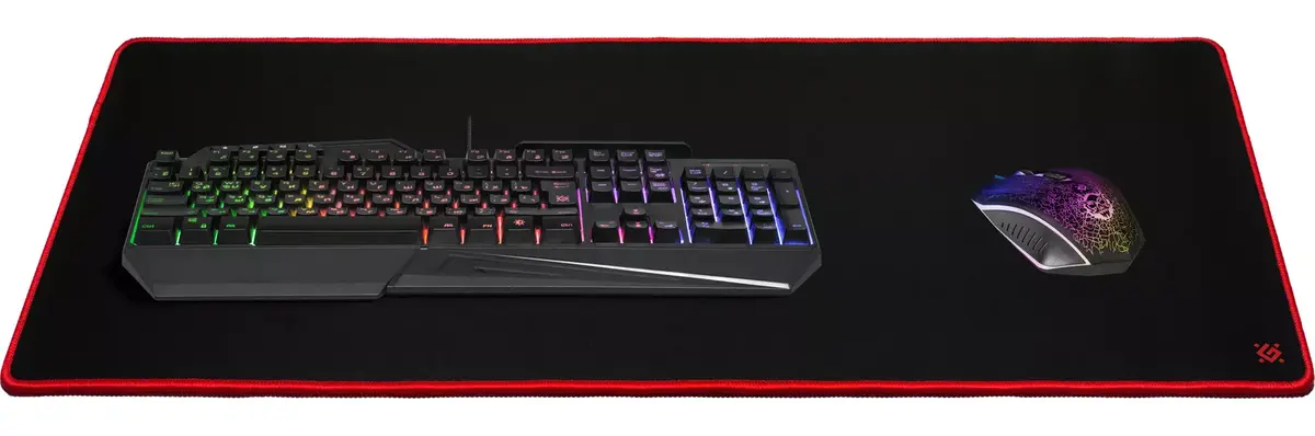 Игровой коврик DEFENDER Black Ultra XXL 900×450 мм Photo 4