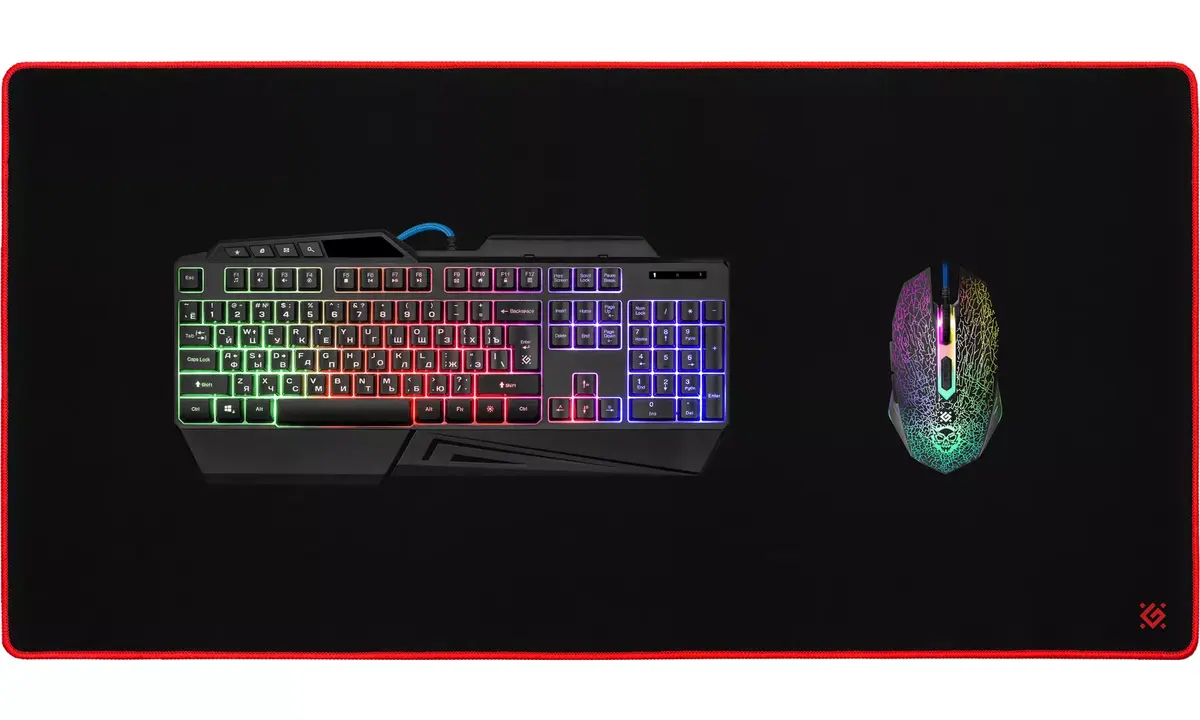 Игровой коврик DEFENDER Black Ultra XXL 900×450 мм Photo 5