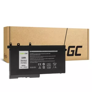 Battery Green Cell for DELL Latitude 5280 5290 5480 5490 5495 5580 5590 11.4V 2900mAh Li-Ion